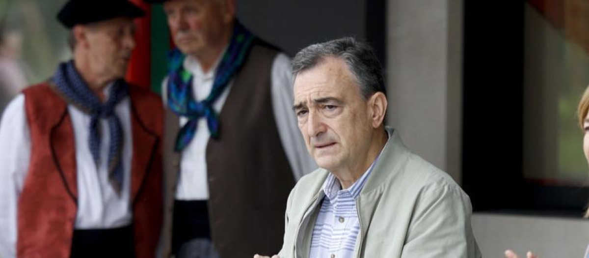 El presidente del PNV, Aitor Esteban, este sábado