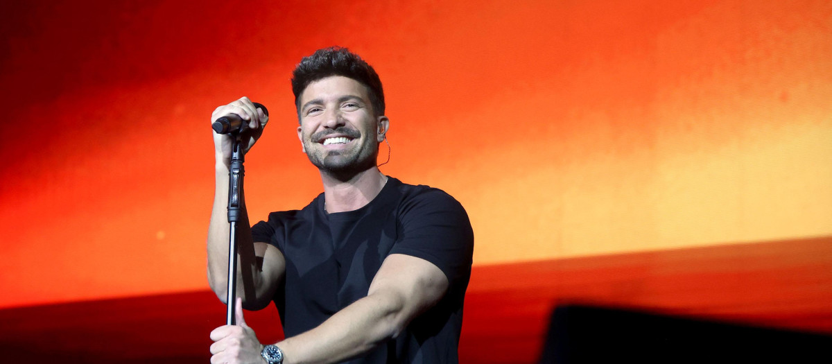 Imagen del concierto de Pablo Alborán en el Roig Arena