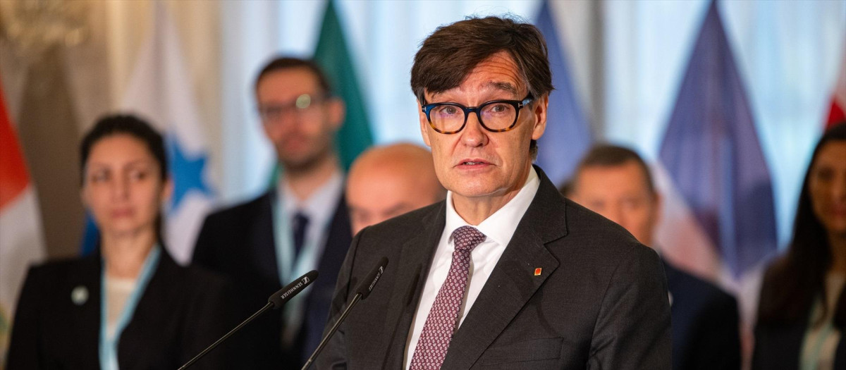 El presidente de la Generalitat de Cataluña, Salvador Illa