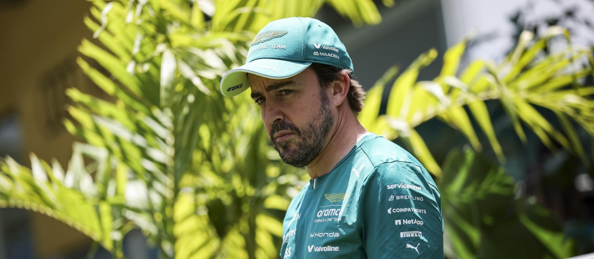 (Foto de ARCHIVO)
ALONSO Fernando (spa), Aston Martin F1 Team Honda AMR26, portrait during the Formula 1 Miami Grand Prix 2026, 4th round of the 2026 Formula One World Championship from May 1 to 3, 2026 on the Miami International Autodrome, in Miami Gardens, USA - Photo Xavier Bonilla / DPPI

Xavi Bonilla / DPPI / AFP7 / Europa Press
30/4/2026 ONLY FOR USE IN SPAIN
