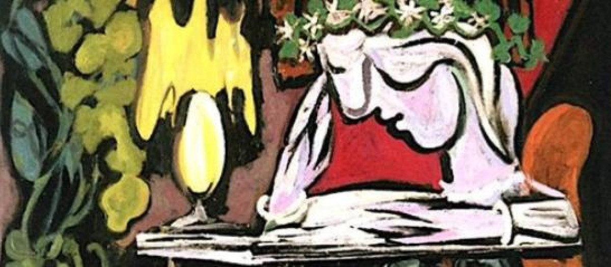 Mujer escribiendo de Picasso