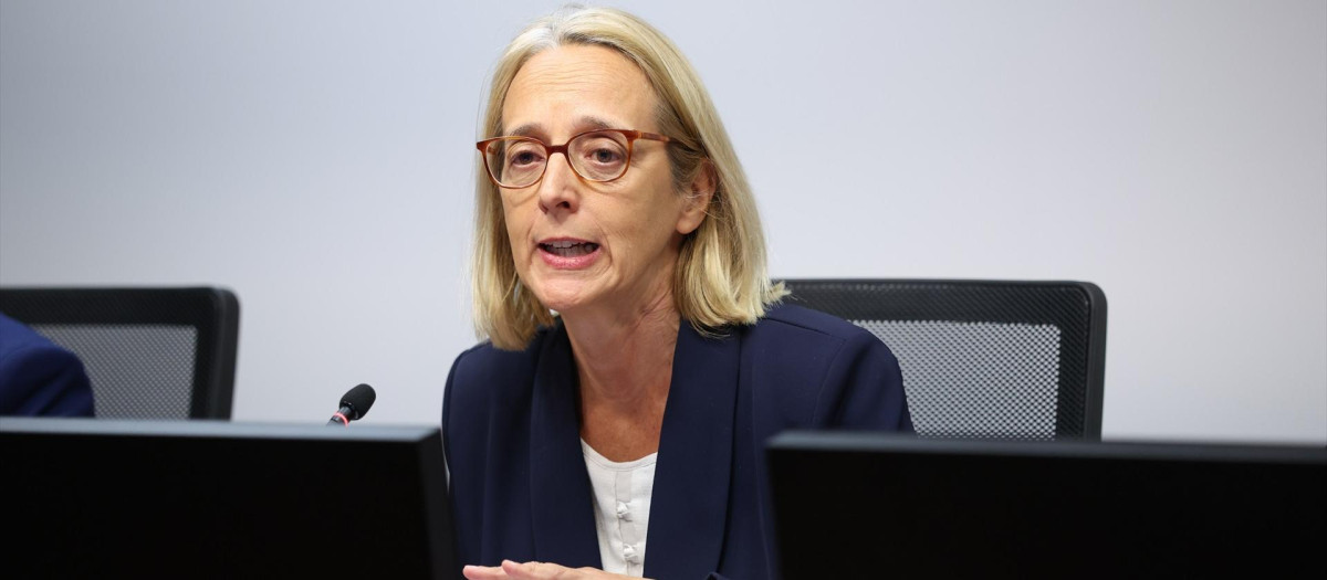 La presidenta de la AIReF, Inés Olondriz.