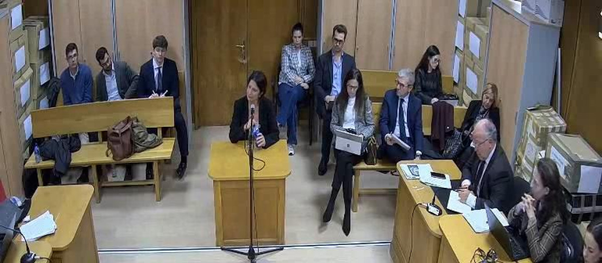 Leire Díez en su declaración de noviembre de 2025