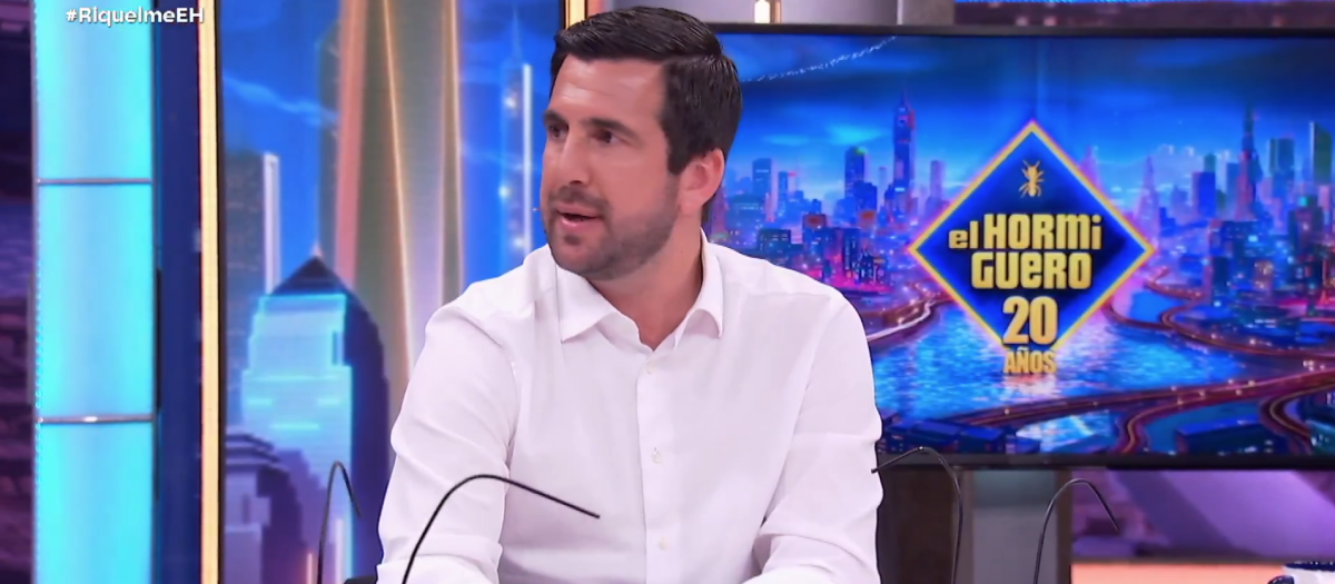 Enrique Riquelme, durante su entrevista en 'El Hormiguero'