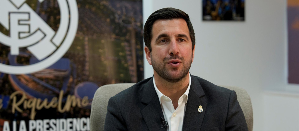 Enrique Riquelme, en su sede de campaña