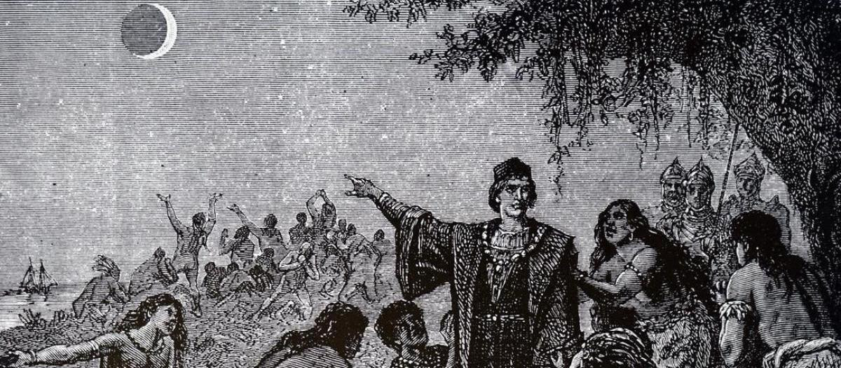 Cristóbal Colón predice el eclipse lunar de 1504