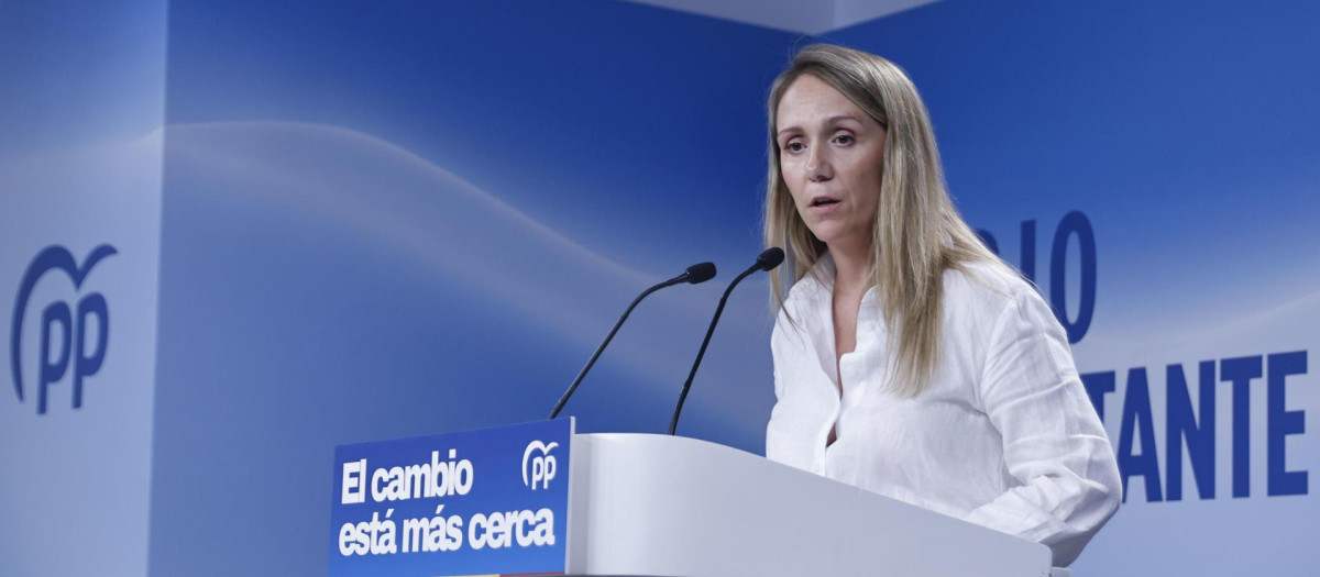 La vicesecretaria de Coordinación Territorial del PP, Alma Ezcurra