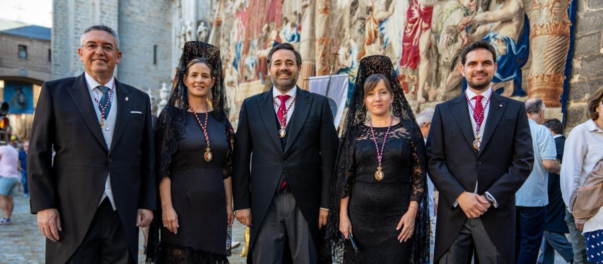 El presidente del PP de C-LM, Paco Núñez, en el Corpus Christi de Toledo