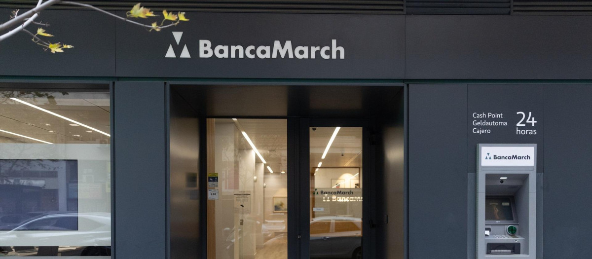 Fachada de la sede de Banca March.