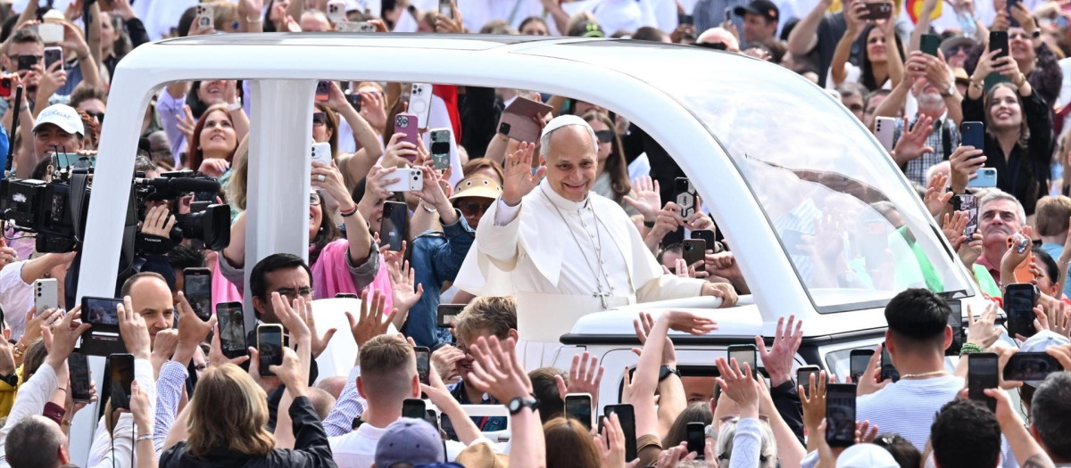 El Papa León XIV, este mes en el Vaticano.