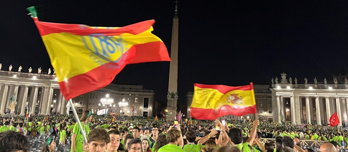 Encuentro de Jóvenes en la Plaza de San Pedro en el Jubileo