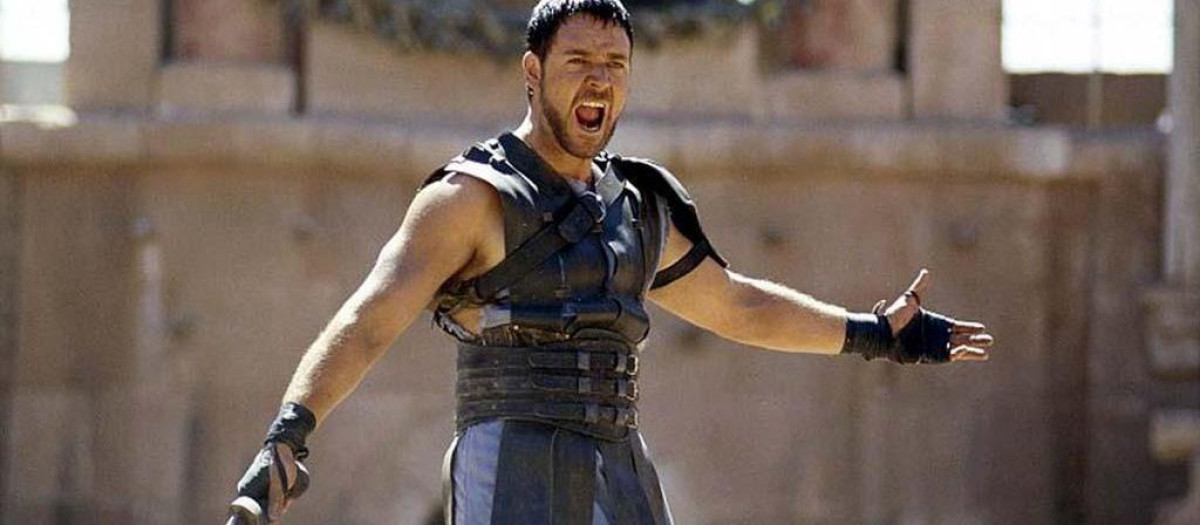 Russell Crowe en Gladiator