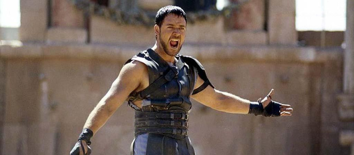 Russell Crowe en Gladiator