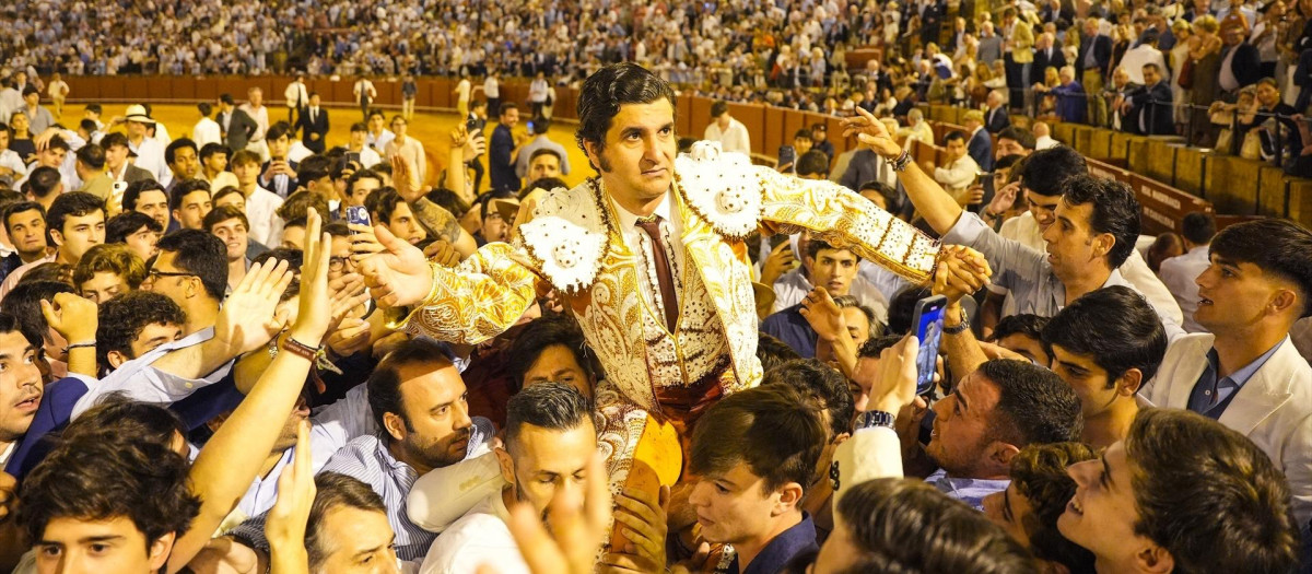 Morante de la Puebla, a hombros este jueves en la Maestranza de Sevilla