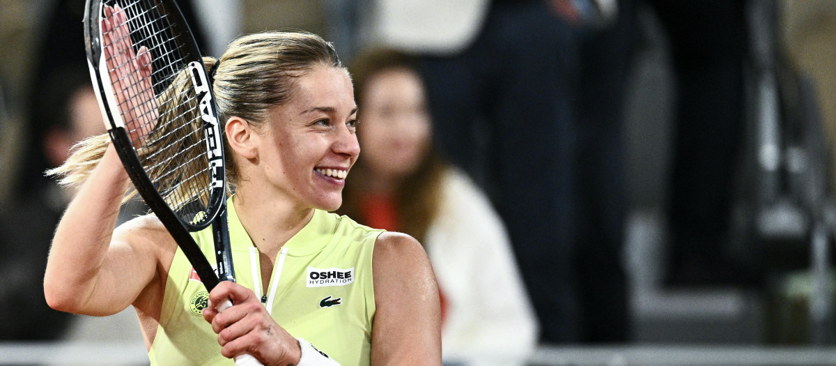 Maja Chwalinska celebra el pase a la final de Roland Garros 2026