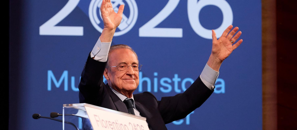 Florentino Pérez, presidente del Real Madrid