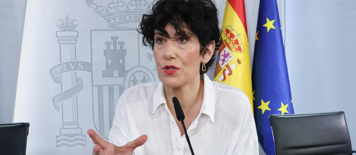 La ministra portavoz, Elma Saiz