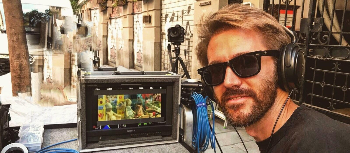 El director Manuel Martínez Velasco, hijo de Concha Velasco