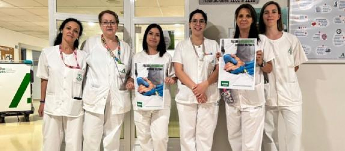 Enfermeras de Cirugía Cardiovascular del Hospital Reina Sofía de Córdoba
