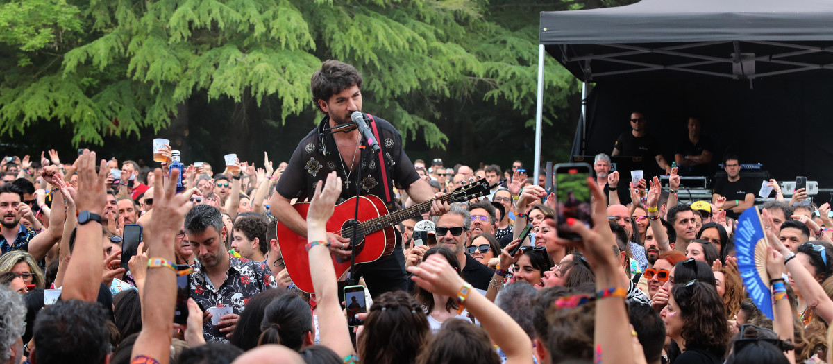 Actuación del grupo Siloé en el festival Palencia Sonora 2024
