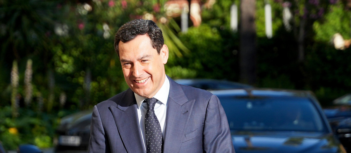 El presidente del PP-A y candidato a la reelección como presidente de la Junta, Juanma Moreno

Europa Press