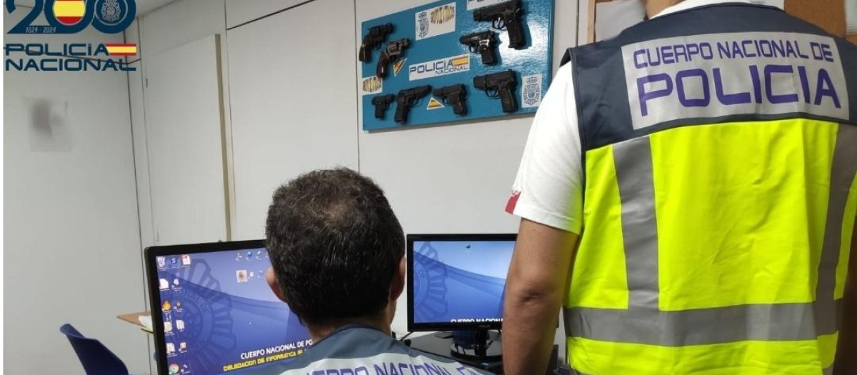 Agentes del Grupo de Atracos de la Policía Nacional