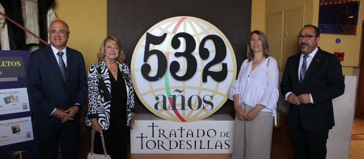 Tordesillas conmemora el 532º aniversario de su Tratado junto a autoridades de Portugal

REMITIDA / HANDOUT por AYUNTAMIENTO DE TORDESILLAS
Fotografía remitida a medios de comunicación exclusivamente para ilustrar la noticia a la que hace referencia la imagen, y citando la procedencia de la imagen en la firma
07/6/2026