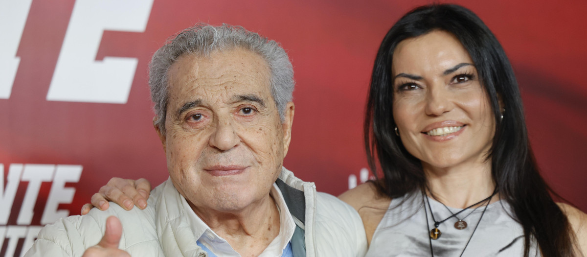 Andrés Pajares and Mari Cielo Pajares during the premiere of the film "Torrente Presidente" in Madrid, Spain, on Monday, 16 March 2026.