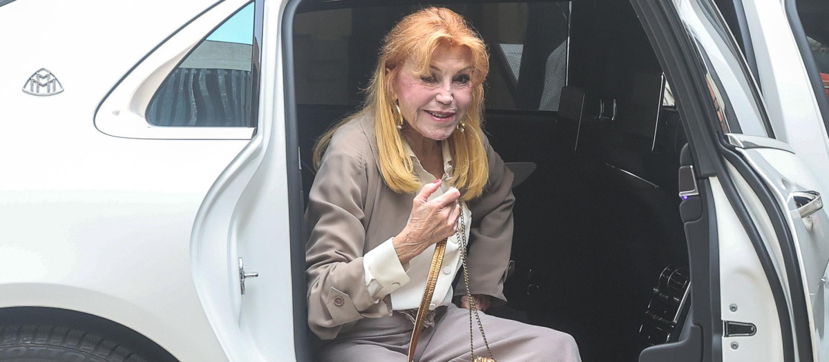 Carmen Thyssen during inaguracion of Yacimiento Romano at Carmen Thyssen Museum in Malaga