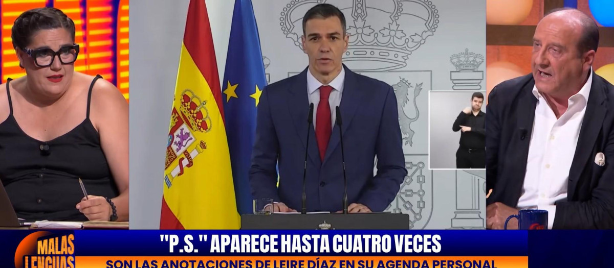 Loreto Ochando dijo en Malas Lenguas que P.S podría ser «Pedro Solana»