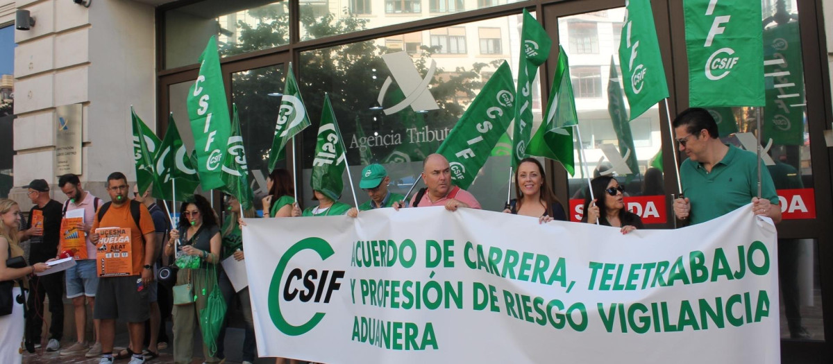 Imagen de la protesta.
