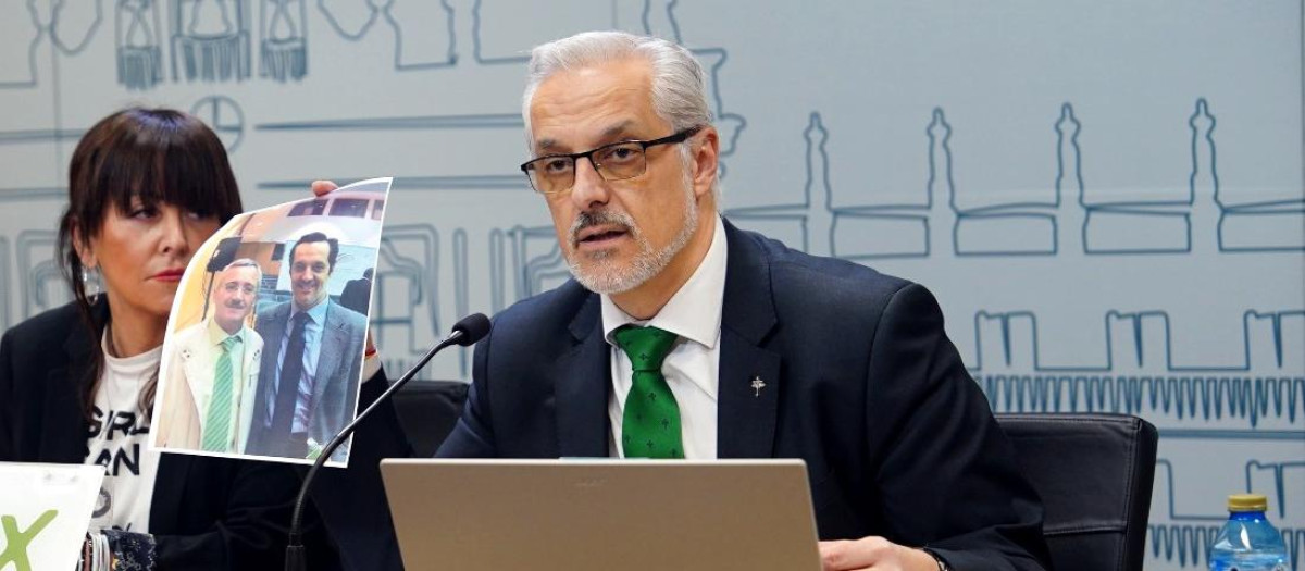 Alejandro Pérez de la Sota, actual concejal no adscrito del Ayuntamiento de Salamanca, al que llegó como representante de Vox