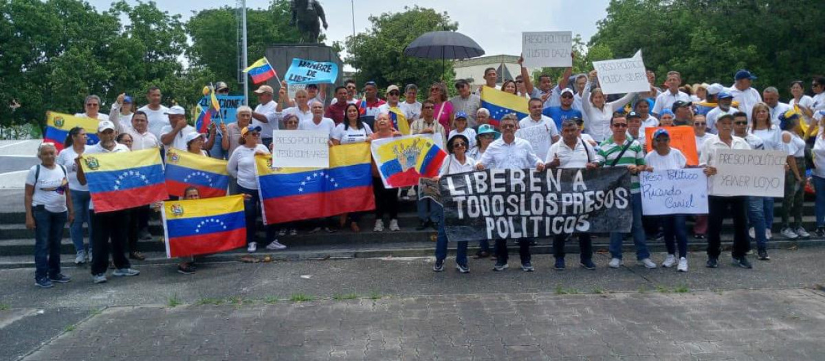 Familiares de presos políticos de Venezuela exigen su liberación