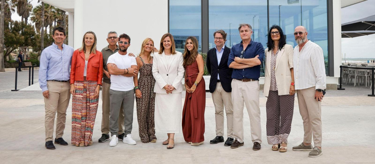Imagen de la alcaldesa de Valencia, María José Catalá, en su visita