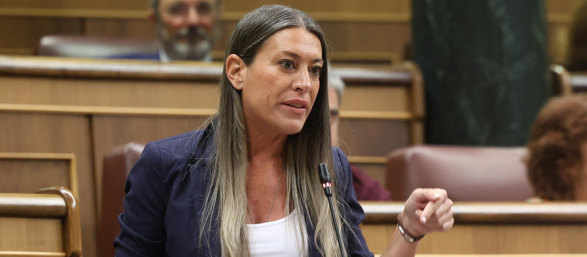 La portavoz de Junts en el Congreso, Miriam Nogueras
