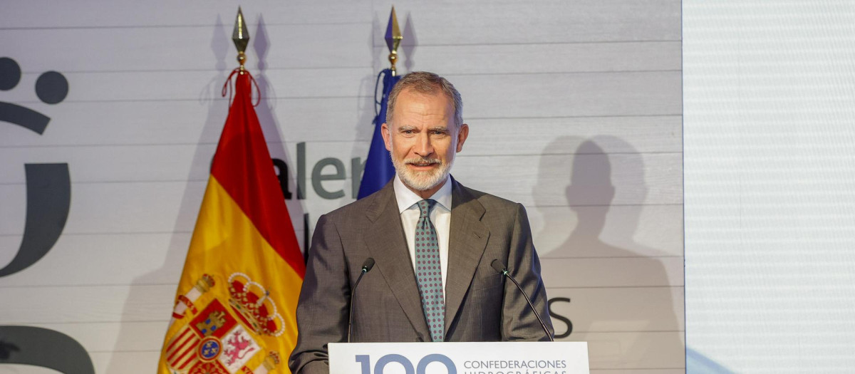 El Rey interviene en el centenario de las Confederaciones Hidrográficas