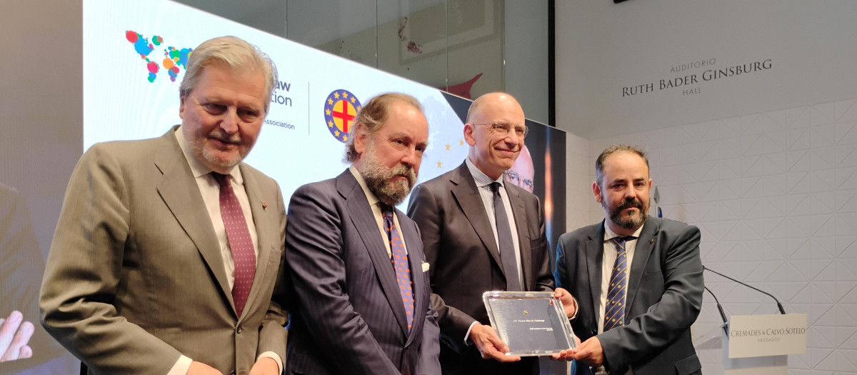 Entrega del XXI Premio Otto de Habsburgo al político Enrico Letta
