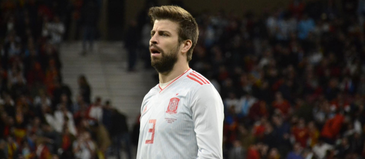Gerard Piqué, jugador de la selección española, en el partido contra Argentina

EUROPA PRESS
16/4/2018