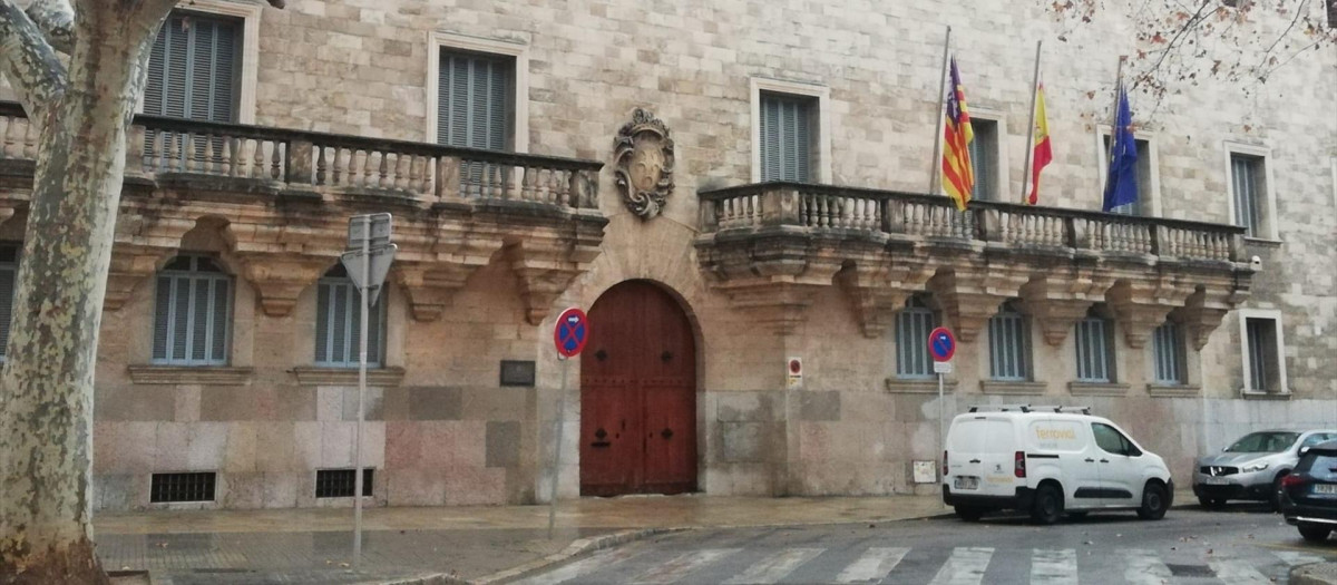 El Palacio de Justicia, sede del Tribunal Superior de Justicia de Baleares (TSJIB) y la Audiencia Provincial, en la plaza Weyler de Palma.

EUROPA PRESS
18/2/2022