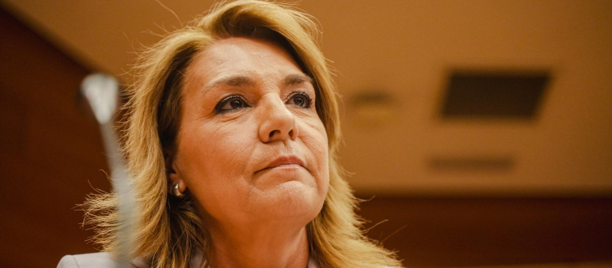 Imagen de archivo de Susana Camarero en las Cortes Valencianas