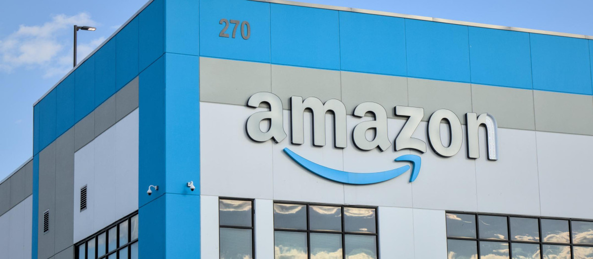 Edificio de la empresa Amazon ubicado en Nueva York