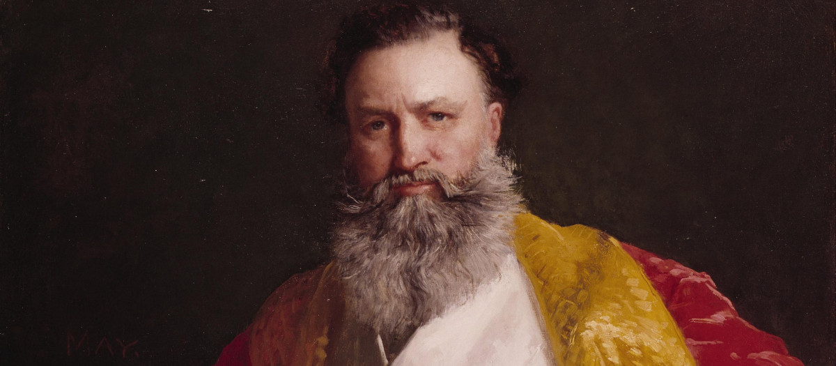 Retrato de Isaac M. Singer por Edward Harrison May