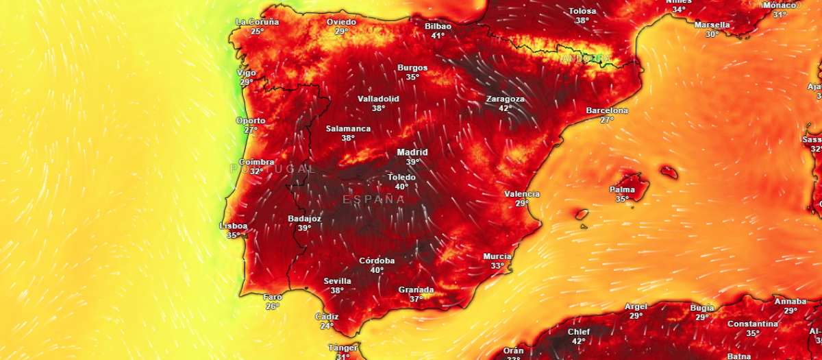 Ola de calor en España