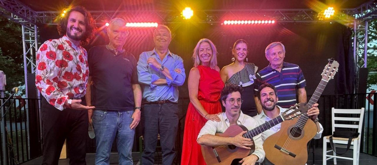 Isabel Albás con el espectáculo flamenco