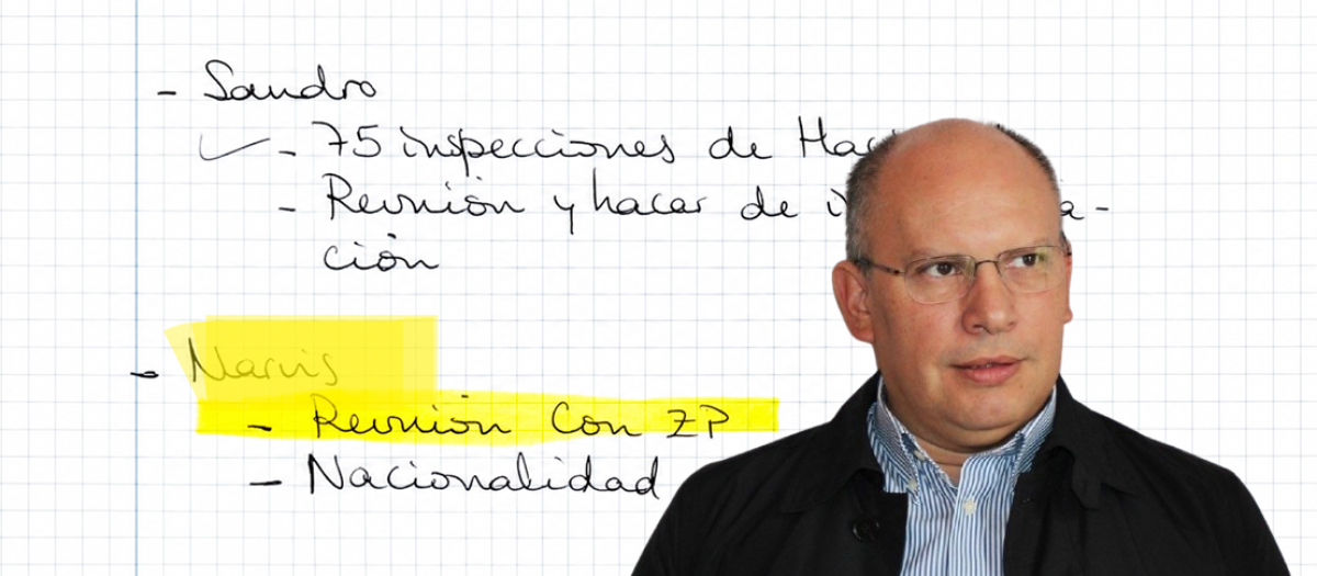 Nervis Villalobos aparecía en las anotaciones encontradas a Leire Díez, la fontanera del PSOE