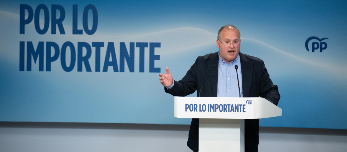 El secretario general del PP, Miguel Tellado, en una imagen de archivo