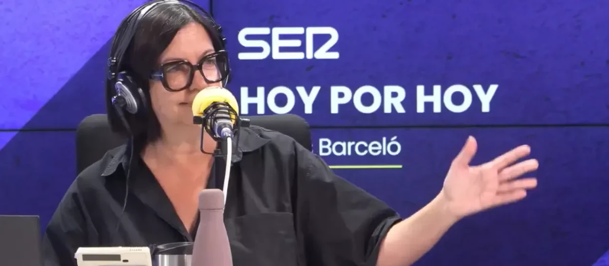 Àngels Barceló, en su último programa de 'Hoy por hoy'