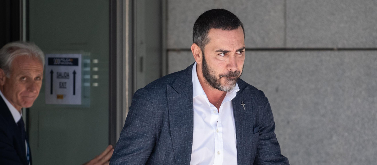 El empresario Víctor de Aldama a su salida de la Audiencia Nacional,