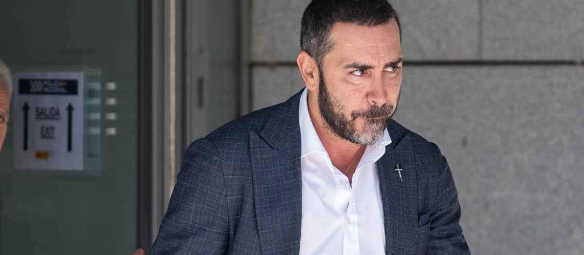 El empresario Víctor de Aldama a su salida de la Audiencia Nacional,