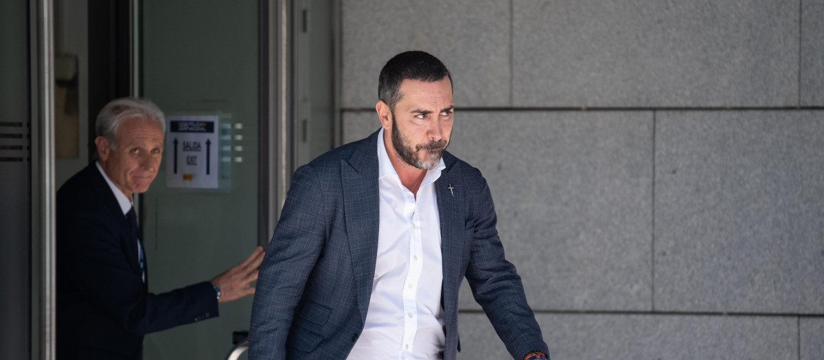 El empresario Víctor de Aldama a su salida de la Audiencia Nacional,